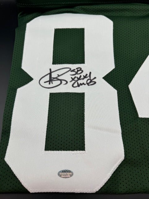 Andre Rison Signed and Inscribed Greenbay Packers Colors Custom Jersey - Curators Corner LLC