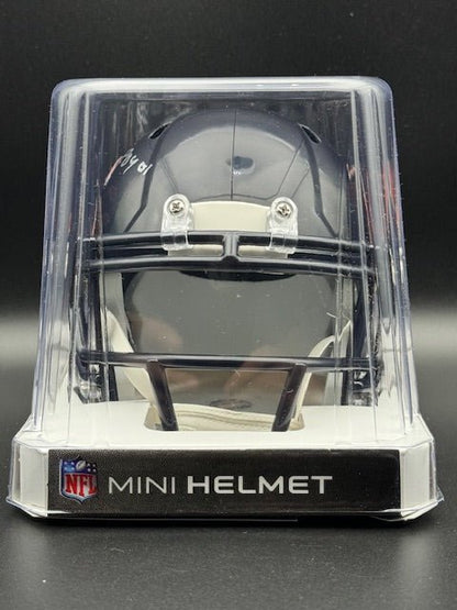 Anthony Thomas Signed and Inscribed Bears Mini Helmet - Curators Corner LLC