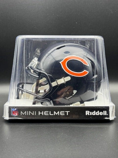 Anthony Thomas Signed and Inscribed Bears Mini Helmet - Curators Corner LLC