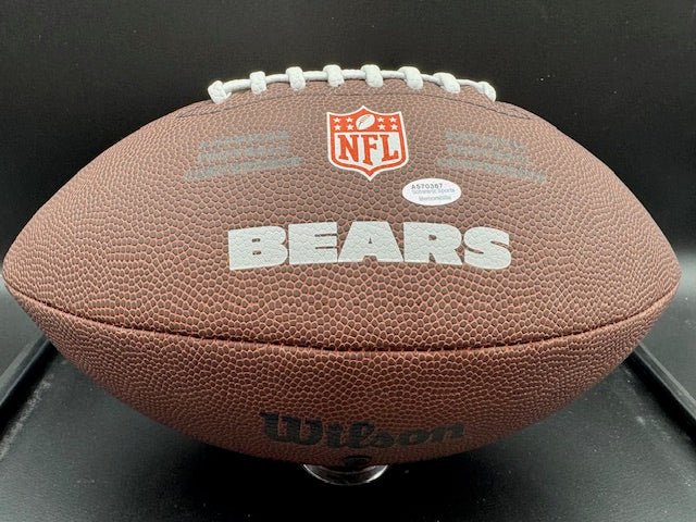 Anthony Thomas Signed and Inscribed Chicago Bears Team Football - Curators Corner LLC