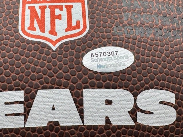 Anthony Thomas Signed and Inscribed Chicago Bears Team Football - Curators Corner LLC