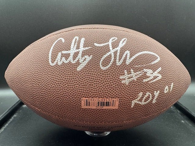 Anthony Thomas Signed and Inscribed Chicago Bears Team Football - Curators Corner LLC