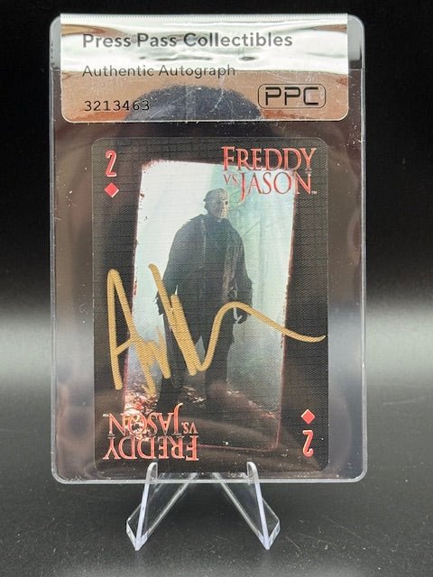Ari Lehman Signed Friday the 13th 2 of Diamonds Playing Card - Curators Corner LLC