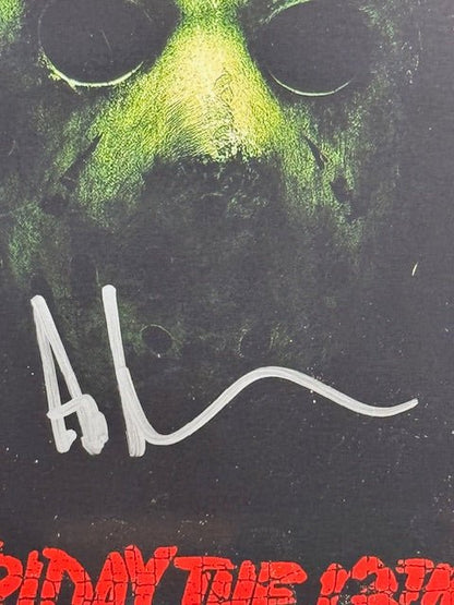 Ari Lehman Signed Friday the 13th Poster - Curators Corner LLC