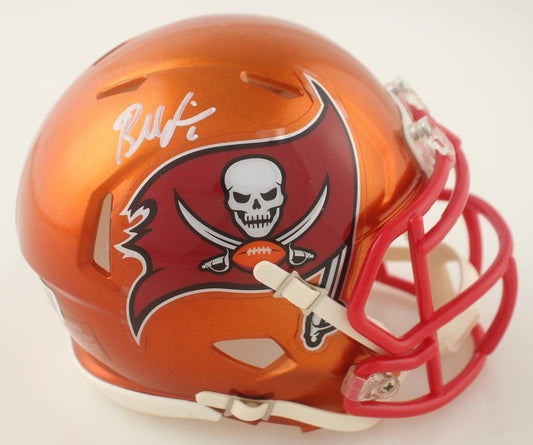 Baker Mayfield Signed Buccaneers Flash Alternate Speed Mini Helmet (Beckett) - Curators Corner LLC