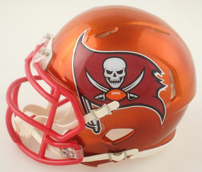 Baker Mayfield Signed Buccaneers Flash Alternate Speed Mini Helmet (Beckett) - Curators Corner LLC