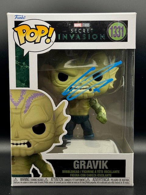 Ben Kingsly Signed Gravik Signed Funko Pop #1331 - Curators Corner LLC