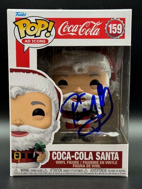 Billy Bob Thornton Signed Coca Cola Santa Funko Pop #159 - Curators Corner LLC
