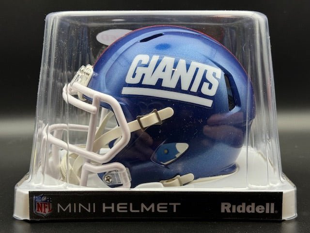Bryce Ford - Wheaton Signed NY Giants Mini Helmet - Curators Corner LLC
