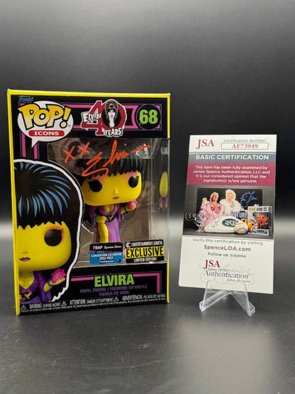 Cassandra Peterson Signed 40 Years Elvira Funko Pop #68 - Curators Corner LLC