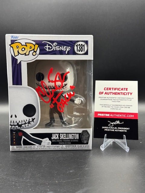 Chris Sarandon Signed "Nightmare Before Christmas" Jack Skellington #1381 Funko! - Curators Corner LLC