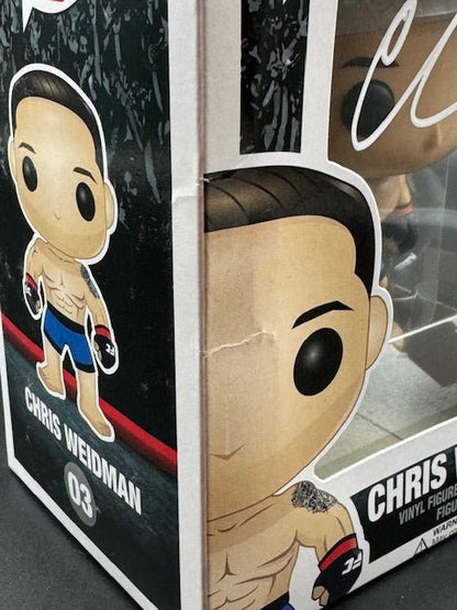 Chris Weidman UFC Signed Funko Pop #03 - Curators Corner LLC