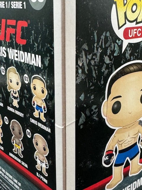 Chris Weidman UFC Signed Funko Pop #03 - Curators Corner LLC