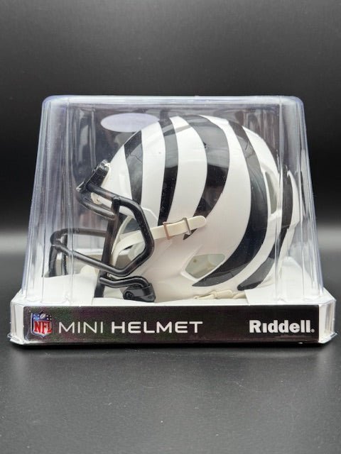 Corey Dillon Signed Alternate White Bengals Mini Helmet - Curators Corner LLC