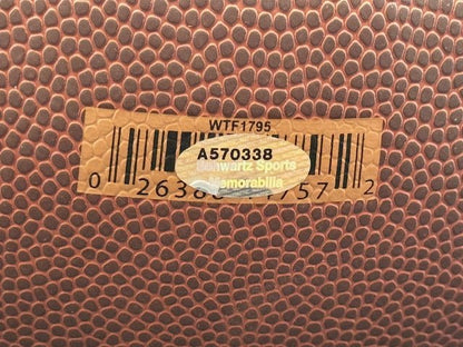 Corey Schlesinger Signed and Inscribed Football - Curators Corner LLC
