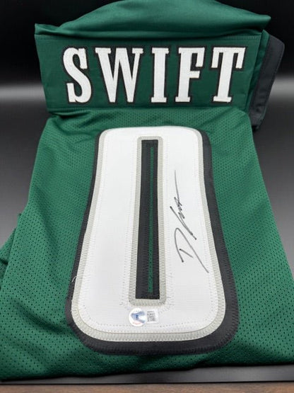 D'Andre Swift Signed Custom Jersey - Curators Corner LLC