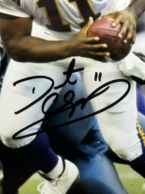 Daunte Culpepper Signed Photograph 8x10 - Curators Corner LLC