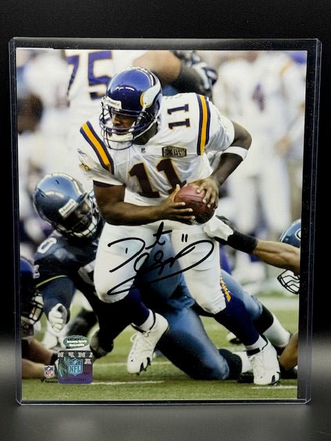 Daunte Culpepper Signed Photograph 8x10 - Curators Corner LLC