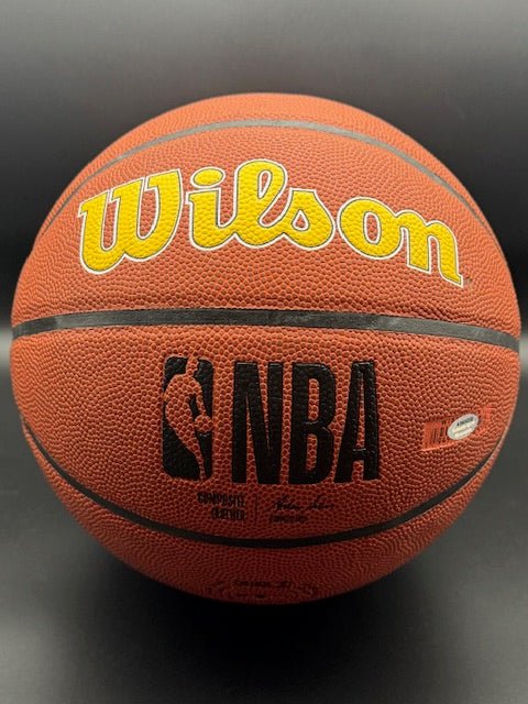 David Thompson Signed and Inscribed Denver Nuggets Basketball - Curators Corner LLC