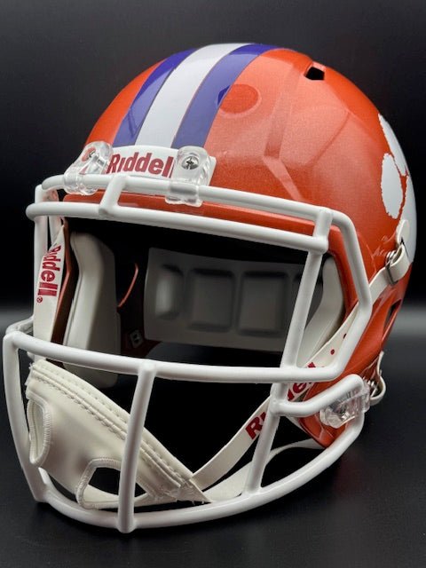 DJ Uiagalelei Signed Full Sized Clemson Speed Replica Helmet - Curators Corner LLC