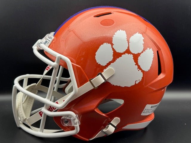 DJ Uiagalelei Signed Full Sized Clemson Speed Replica Helmet - Curators Corner LLC
