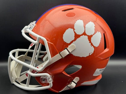 DJ Uiagalelei Signed Full Sized Clemson Speed Replica Helmet - Curators Corner LLC