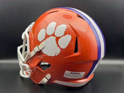 DJ Uiagalelei Signed Full Sized Clemson Speed Replica Helmet - Curators Corner LLC