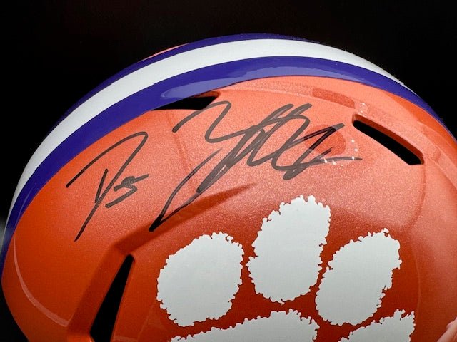 DJ Uiagalelei Signed Full Sized Clemson Speed Replica Helmet - Curators Corner LLC