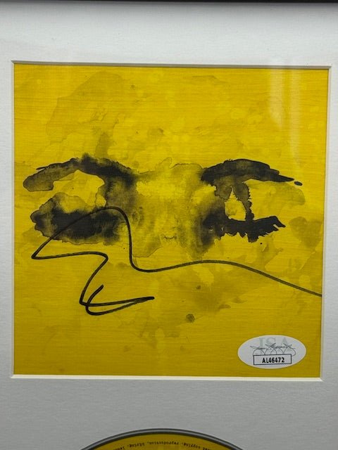 Ed Sheeran Signed Custom Framed "Eyes Closed" CD Album Insert with Disc - Curators Corner LLC