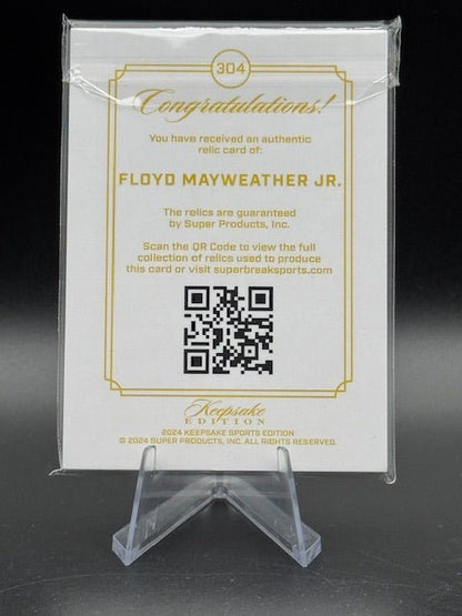 Floyd Mayweather Jr. 2024 Keepsake Multi Sport Gem/Relic 50/99 - Curators Corner LLC