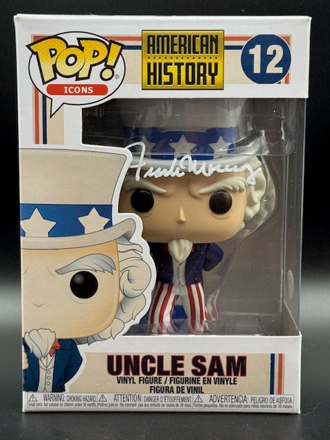 Frank Murray Signed American History Uncle Sam Funko Pop #12 - Curators Corner LLC
