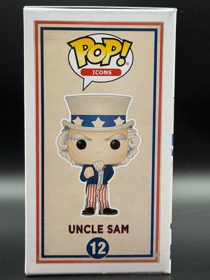 Frank Murray Signed American History Uncle Sam Funko Pop #12 - Curators Corner LLC