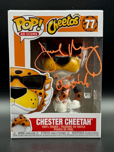 Guy Murray Signed and Inscribed Cheetos Funko Pop #77 - Curators Corner LLC