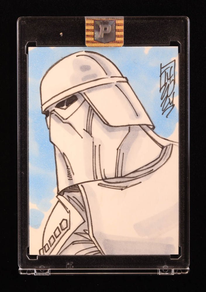 Imperial Snowtrooper | Star Wars | Original Art Sketch Card by Tom Hodges (1/1 Original Art) - Curators Corner LLC