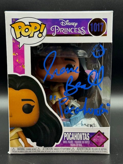 Irene Bedard Signed Pocahontas Funko Pop #1017 - Curators Corner LLC