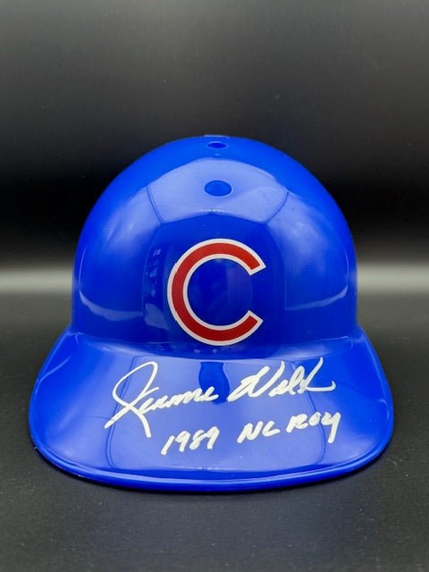 Jerome Walton Signed and Inscribed Replica Helmet - Curators Corner LLC