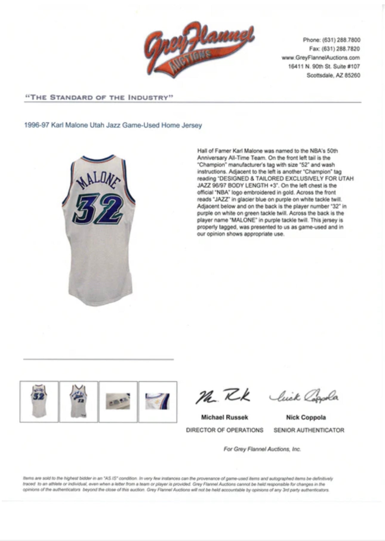 Jersey Fusion Topps Finest Karl Malone 50/99 - Curators Corner LLC
