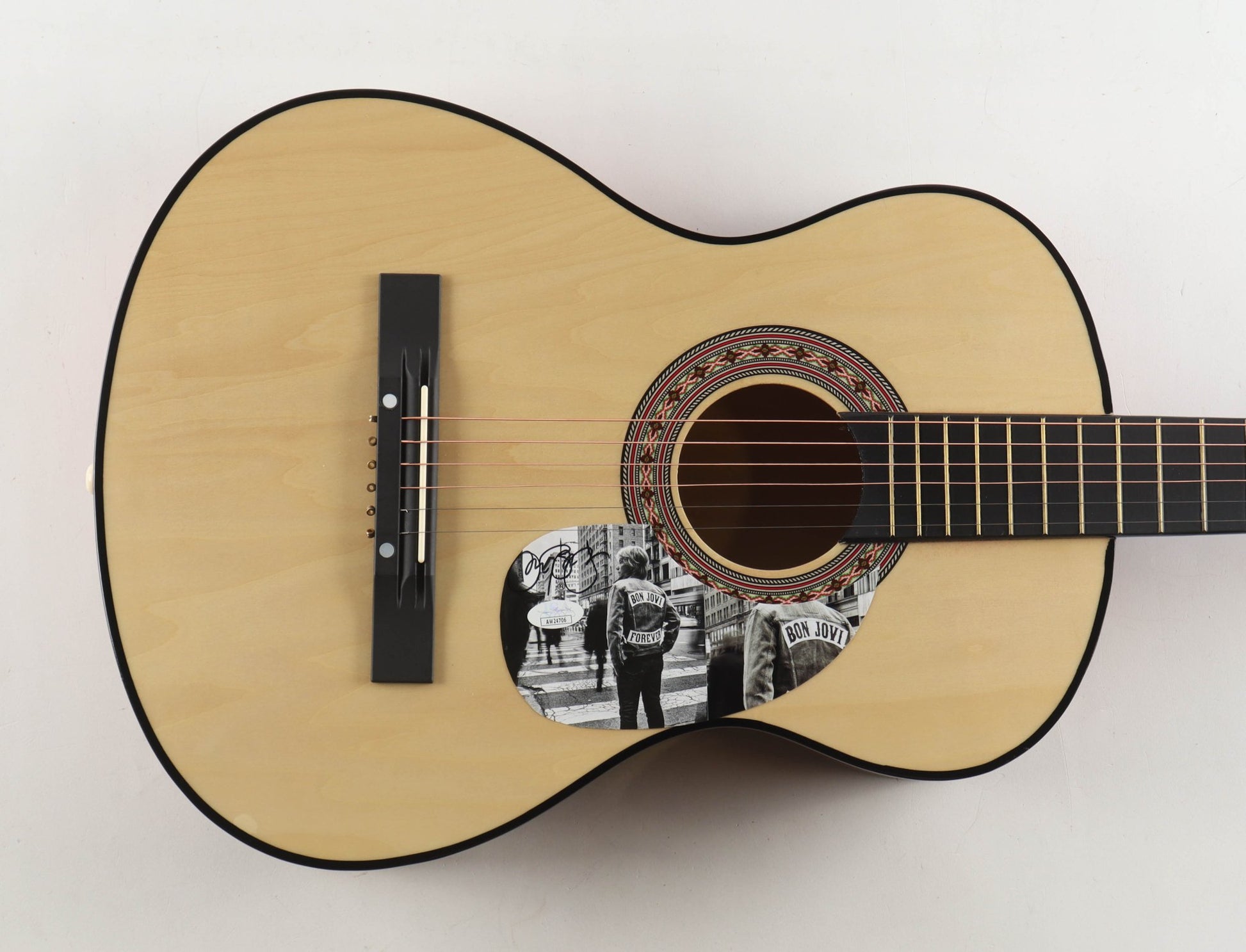 Jon Bon Jovi Signed 38" Acoustic Guitar (JSA) - Curators Corner LLC