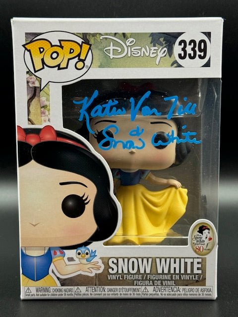 Katherine Von Till Signed Snow White Funko Pop #339 - Curators Corner LLC