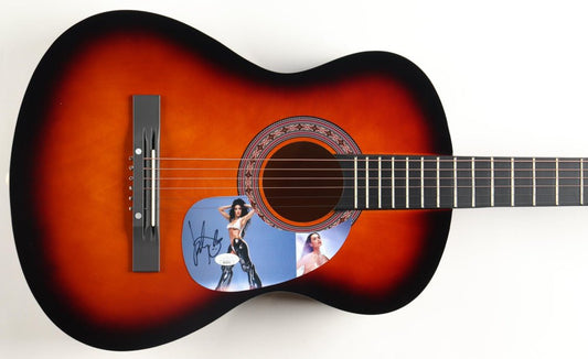 Katy Perry Signed 38" Acoustic Guitar (JSA) - Curators Corner LLC