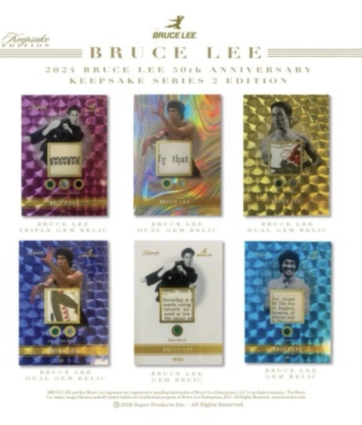 Keepsake Bruce Lee Collection Series 2 Hobby Box (Super Break 2025) - Curators Corner LLC