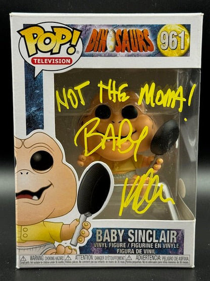 Kevin Clash Signed Baby Sinclair Funko Pop #961 - Curators Corner LLC
