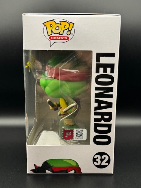 Kevin Eastman Signed Leonardo Funko Pop #32 - Curators Corner LLC