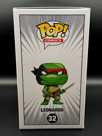 Kevin Eastman Signed Leonardo Funko Pop #32 - Curators Corner LLC