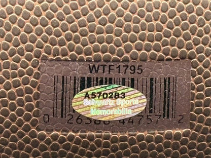 Kevin Mawae Signed and Inscribed Football - Curators Corner LLC