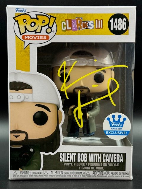 Kevin Smith Signed Clerks III Silent Bob With Camera Funko Exclusive Funko Pop #1486 - Curators Corner LLC