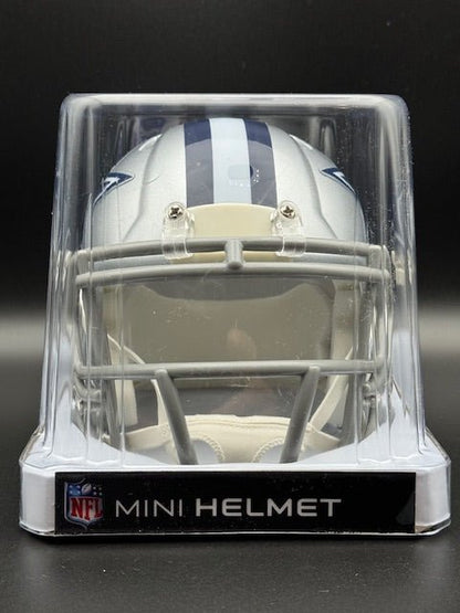 Larry Brown Signed and Inscribed Dallas Cowboys Mini Helmet - Curators Corner LLC