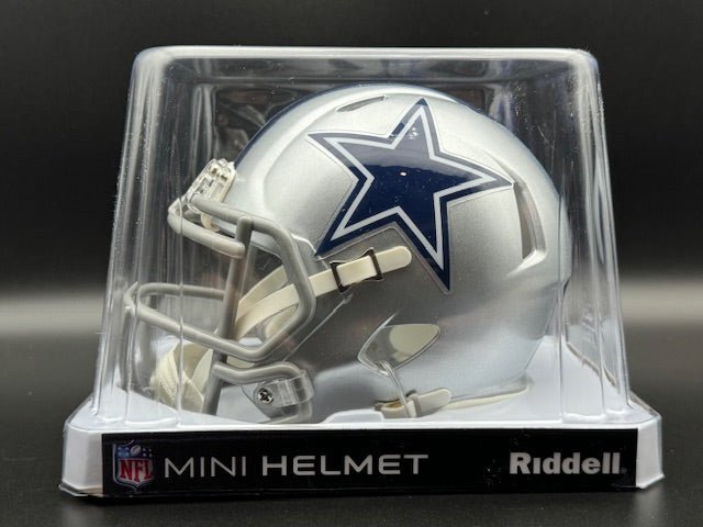 Larry Brown Signed and Inscribed Dallas Cowboys Mini Helmet - Curators Corner LLC