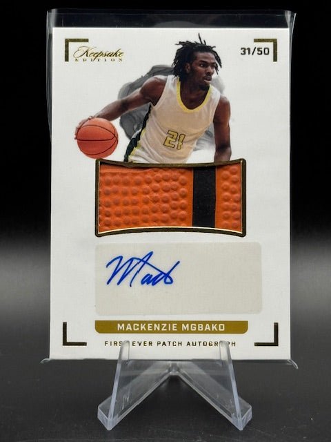 Mackenzie Mgbako 2024 Keepsake Multi Sport Relic/Auto 31/50 - Curators Corner LLC