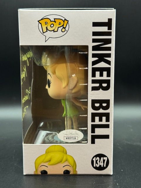 Margaret Kerry Signed and Inscribed Disney Peter Pan 70th Anniversary Tinker Bell Funko Pop 1347 - Curators Corner LLC